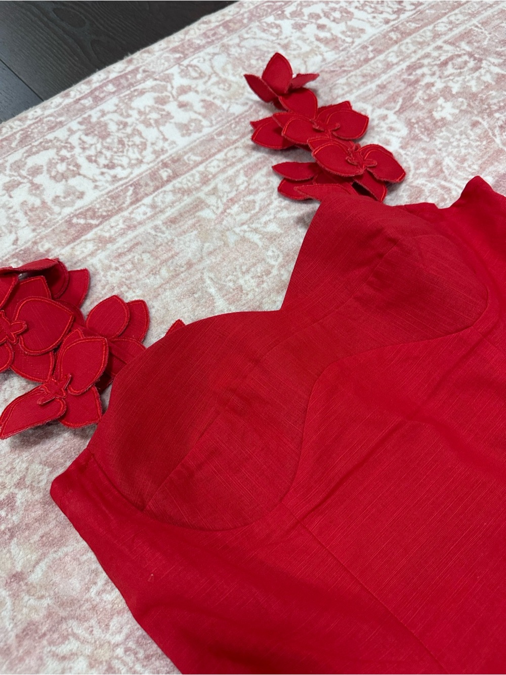 NWT 🌹 Commense Floral Strap Drop Waist Dress - Picture 5 of 14